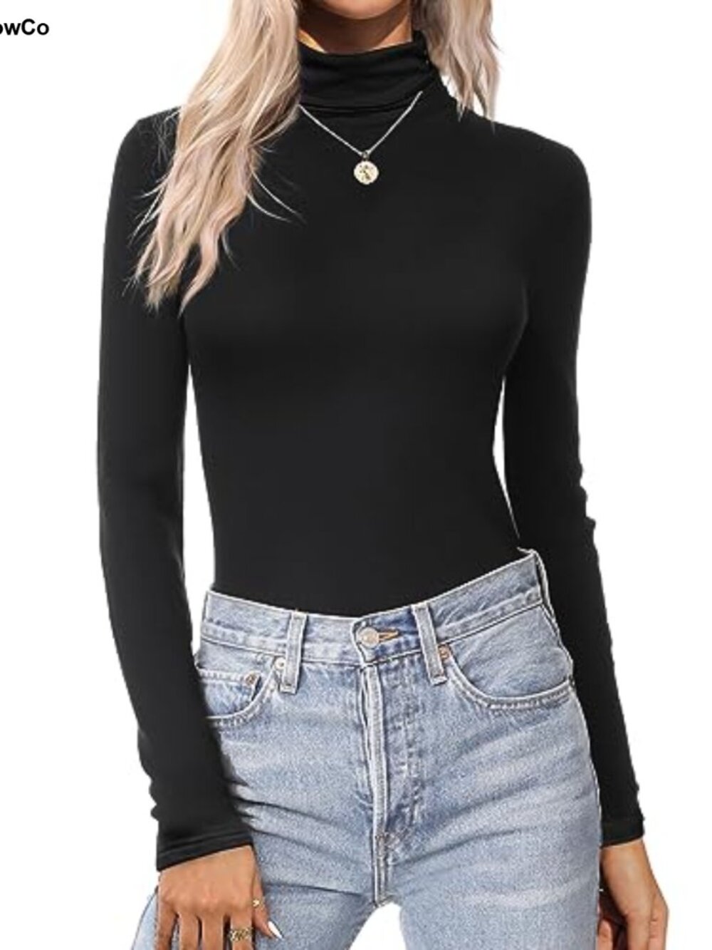 Women's Turtleneck Long Sleeve Base Layer Thermal Top